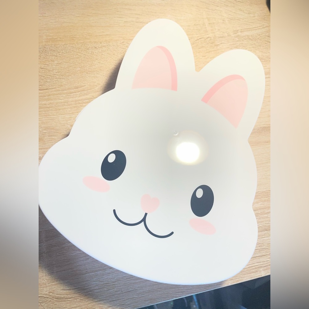 Easter Bunny Snack Box with Lid (6 Compartments) 11.5 x 9 × 2.4 inches, (NEW)